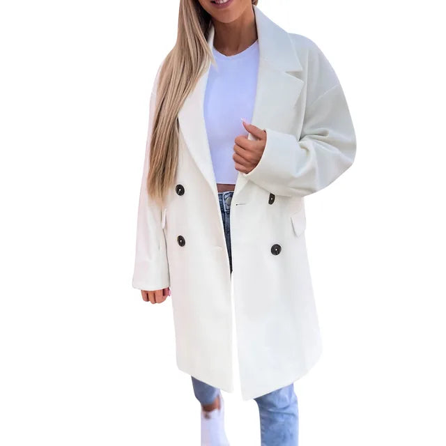 Alison - Stylish Mid-Length Trench Coat