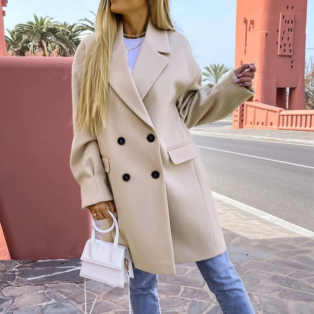 Alison - Stylish Mid-Length Trench Coat