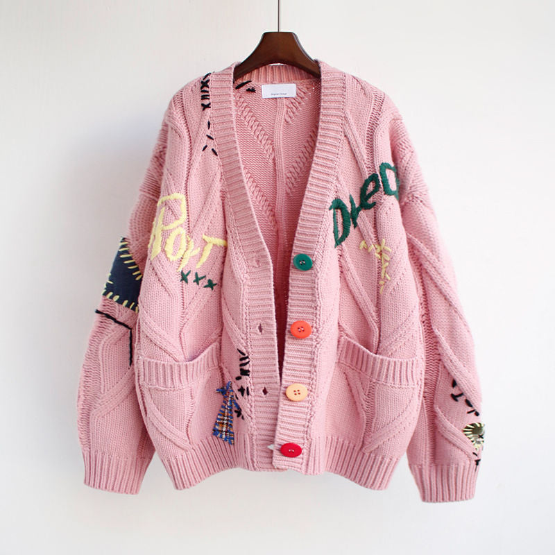 Emily - pull en maille élégant avec broderies