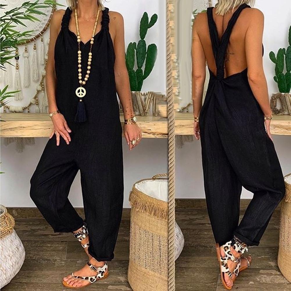 AMELIE – Combinaison élégante avec taille aérée et jambes larges