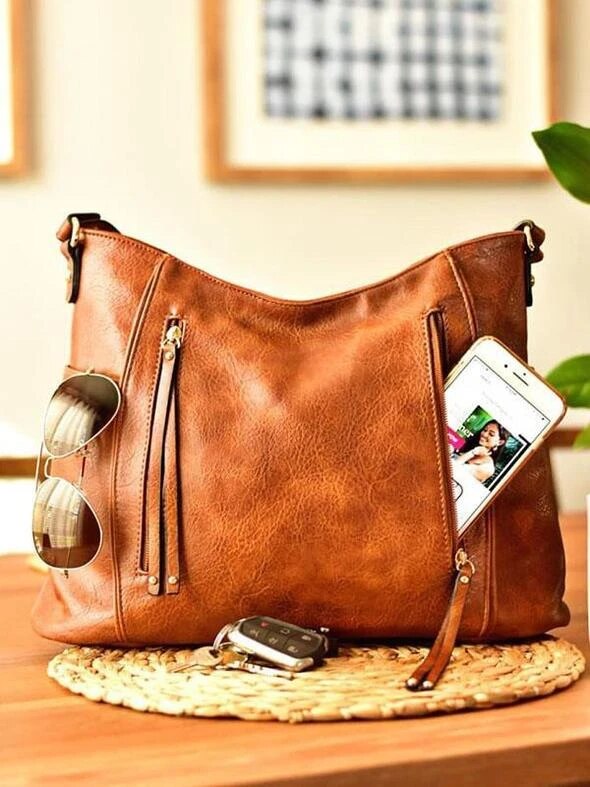 Carlota | Stilvolle Damen Vintage Ledertasche