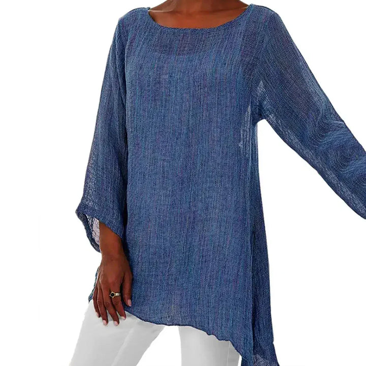 Margery – camicetta in lino di cotone
