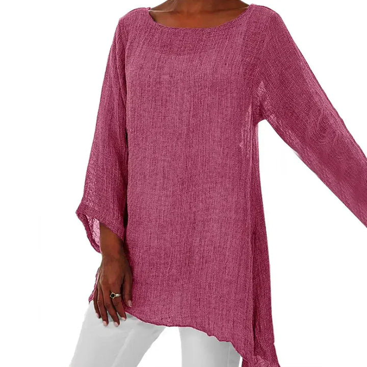 Margery – camicetta in lino di cotone