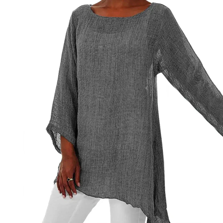 Margery – camicetta in lino di cotone