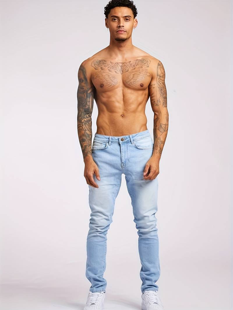 Hugh | Jean denim décontracté élégant pour hommes