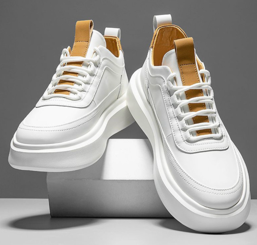 Sneakers da uomo stile street – comode scarpe sportive di tendenza con suola spessa e design moderno