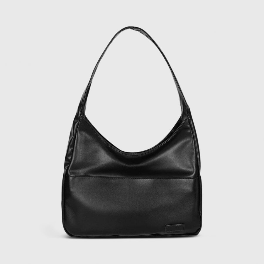 Borsa a tracolla minimalista in pelle vegana – Borsa hobo retrò per donna