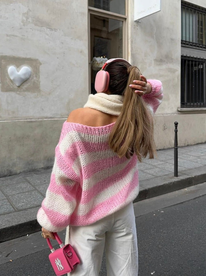 Alayna - Pull chic en maille douce