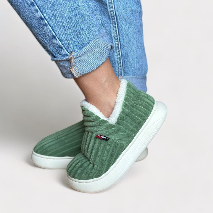 Quinlan | Pantoufles d'hiver chaudes et confortables pour femmes