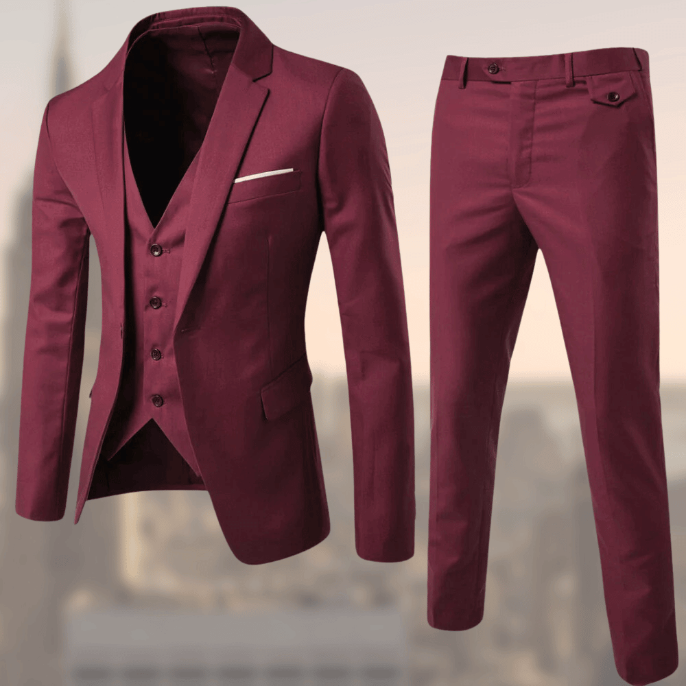 Ambros | Męski elegancki garnitur