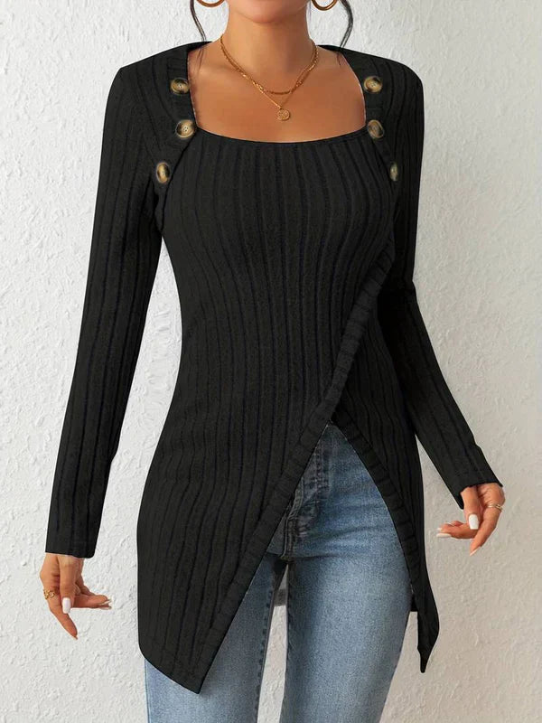 Eva - Blouse asymétrique
