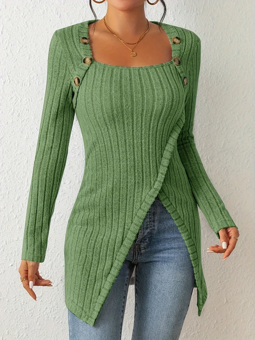 Eva - Blouse asymétrique