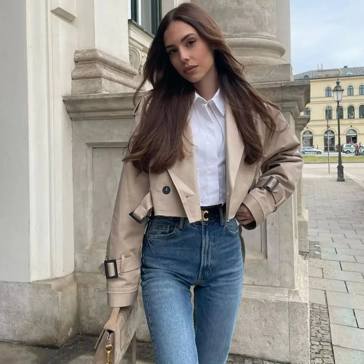 Ari - Trench coat corto chic casual