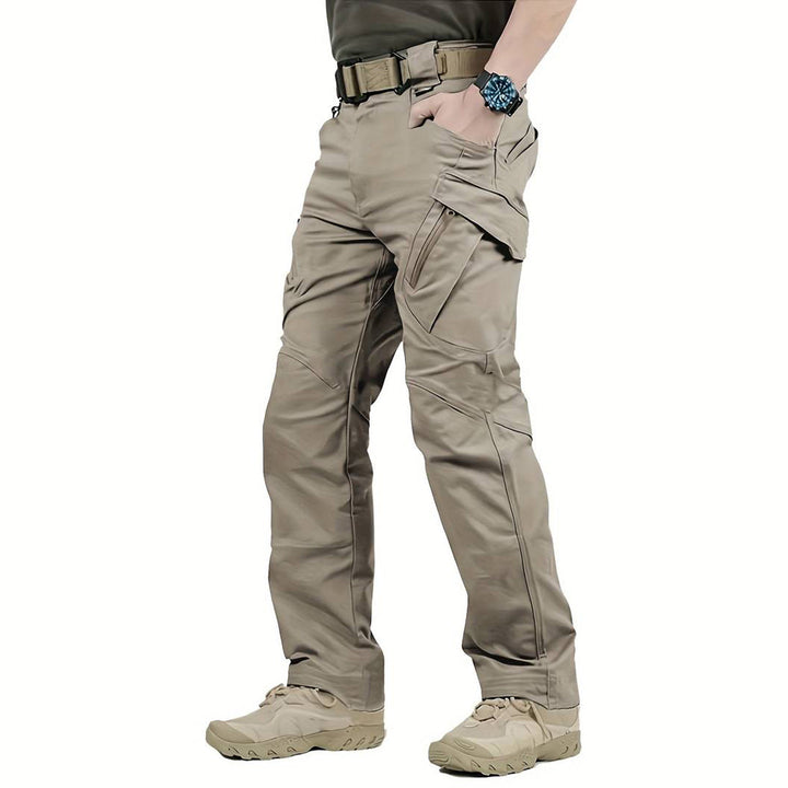 Herren Tactical Cargo Hose – Robuste Outdoorhose mit Reißverschlusstaschen & Stretch für Arbeit, Wandern & Abenteuer
