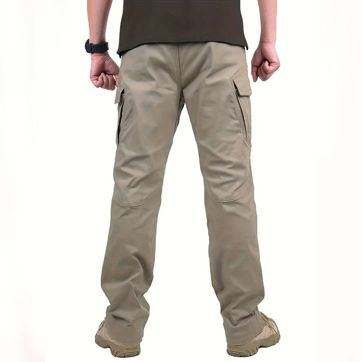 Herren Tactical Cargo Hose – Robuste Outdoorhose mit Reißverschlusstaschen & Stretch für Arbeit, Wandern & Abenteuer