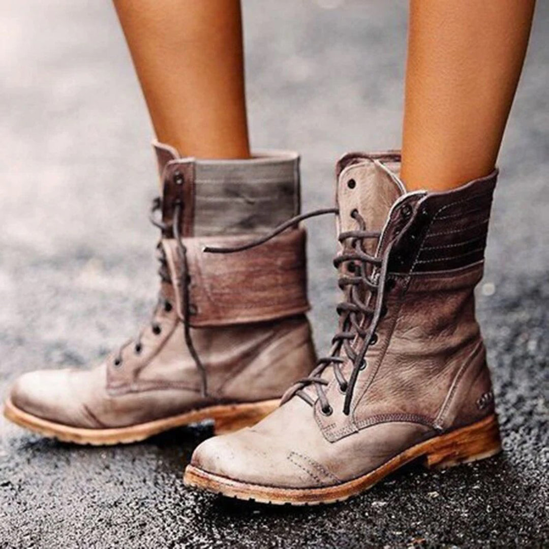 Elena - Bottes en cuir stylées