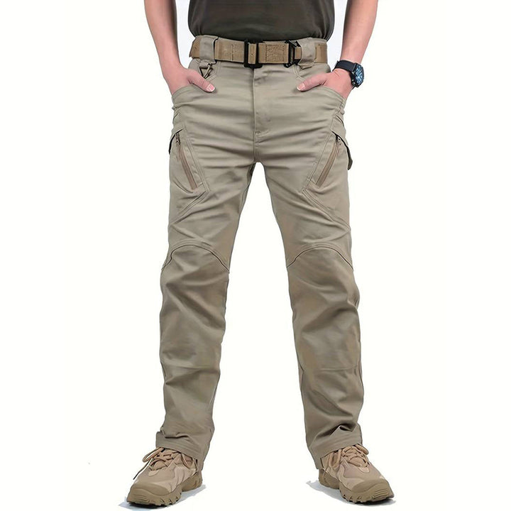Herren Tactical Cargo Hose – Robuste Outdoorhose mit Reißverschlusstaschen & Stretch für Arbeit, Wandern & Abenteuer