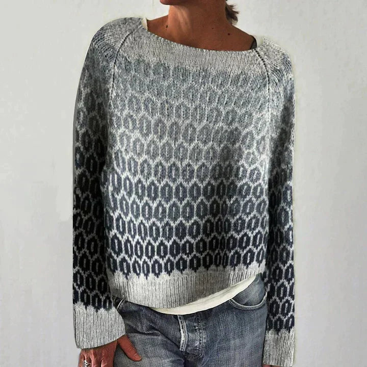 OFFICER | Gray Casual Autumn Sweater