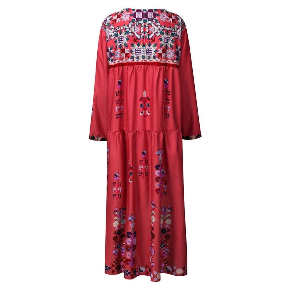Vivi - Lässiges Maxikleid - Boho - Leinen - Für verschiedene Zwecke für Damen
