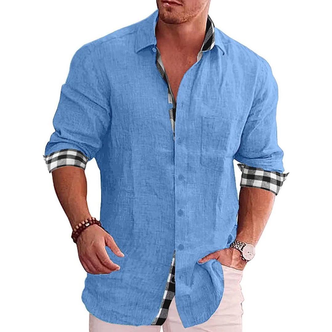David - Polo - Casual - Materiali di lusso - Adatto per tutti i giorni per uomo