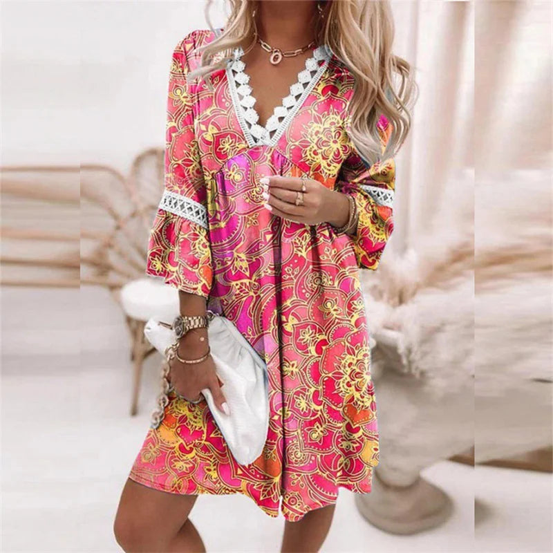 Robe à fleurs pour femmes