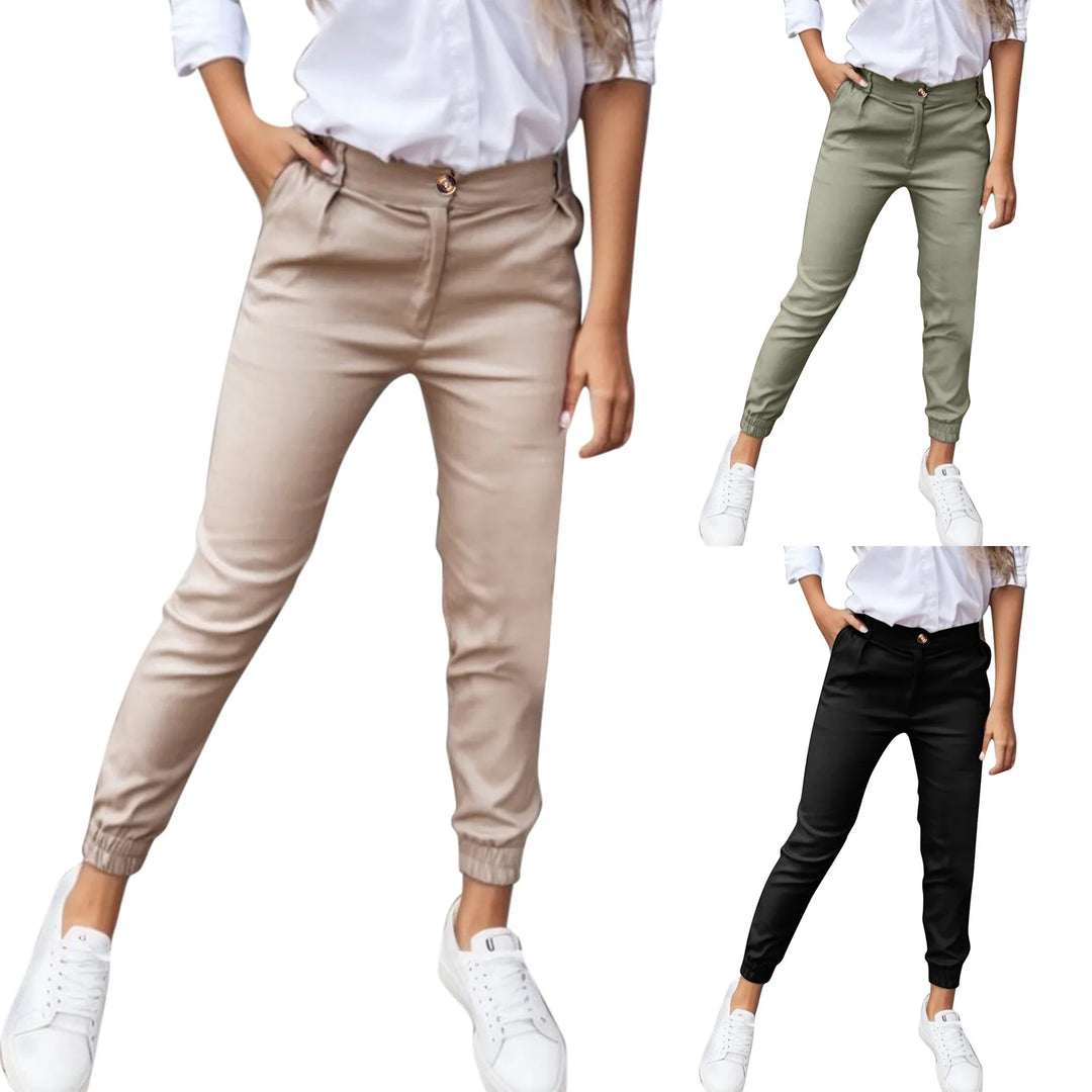 Genevie - pantalon cintré décontracté élégant