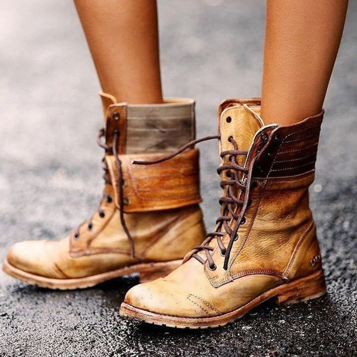 Elena - Bottes en cuir stylées