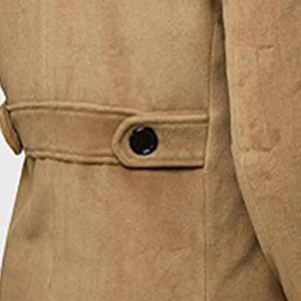 Darrick - Giacca trenchcoat antivento con doppia fila di bottoni