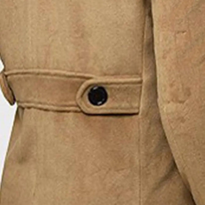 Darrick - Giacca trenchcoat antivento con doppia fila di bottoni