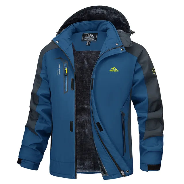 BLAZE | Veste d'hiver avec fourrure pour hommes