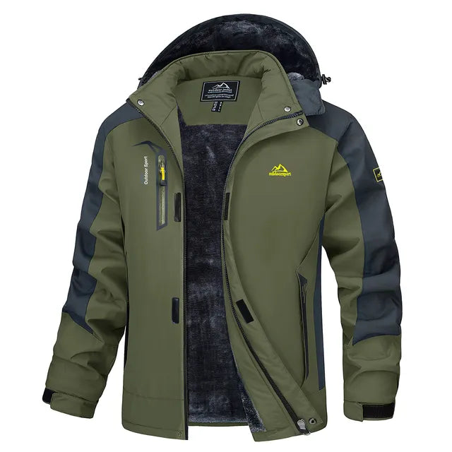 BLAZE | Veste d'hiver avec fourrure pour hommes