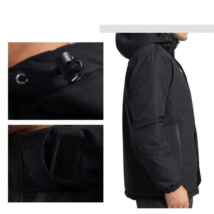 BLAZE | Veste d'hiver avec fourrure pour hommes