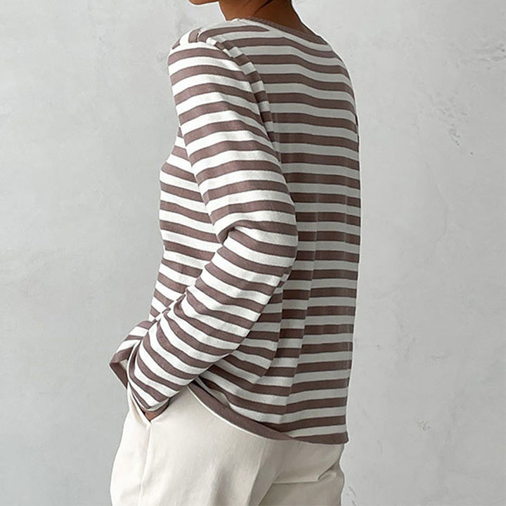 Oskar - T-shirt rayé élégant