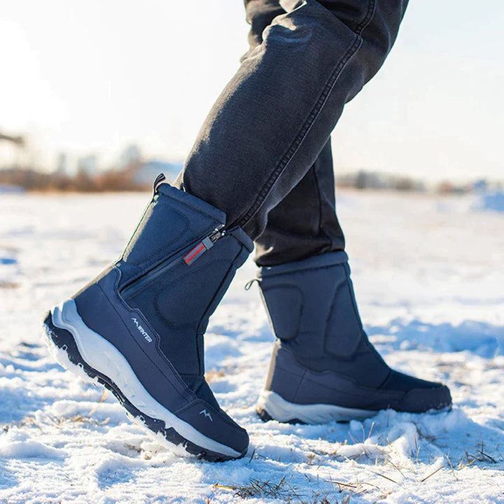 Lexer - Les meilleures bottes de neige mode en maille mi-mollet