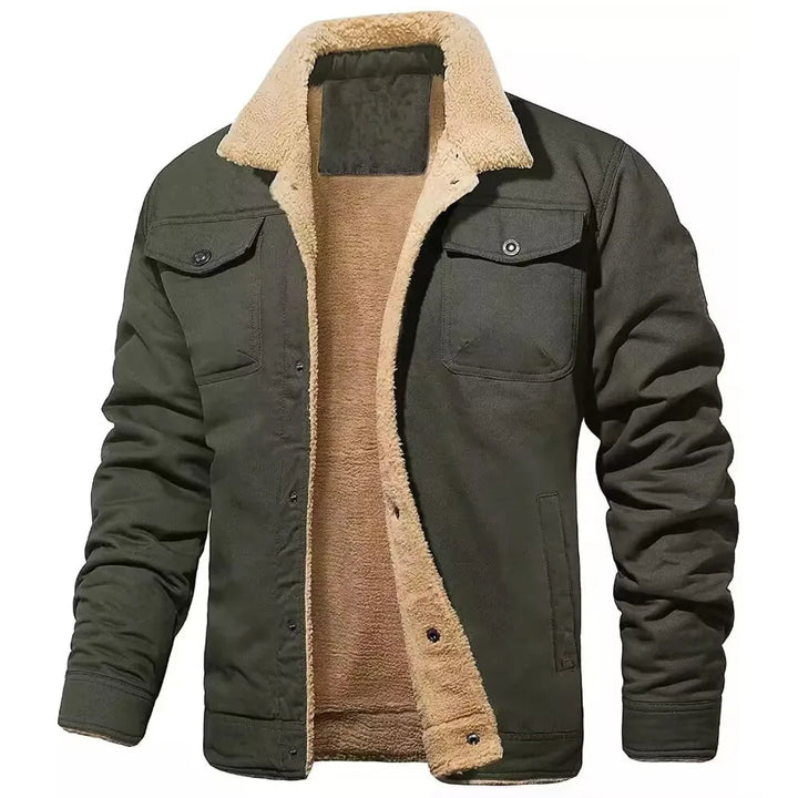 Veste bomber Hugo en molleton de coton – confort et style pour l'automne et l'hiver