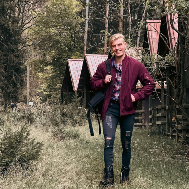Dylan - Giacca - Casual - Alla moda - Ideale per autunno / inverno per uomo