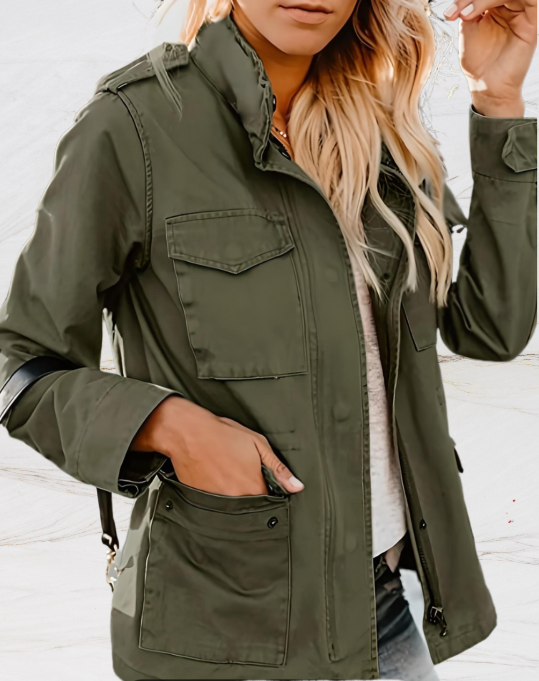 Mildred | Veste à manches longues avec quatre poches pour femmes