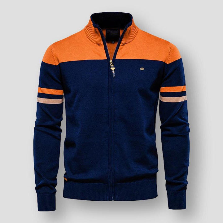 Santo - Men's Cardigan with Zipper