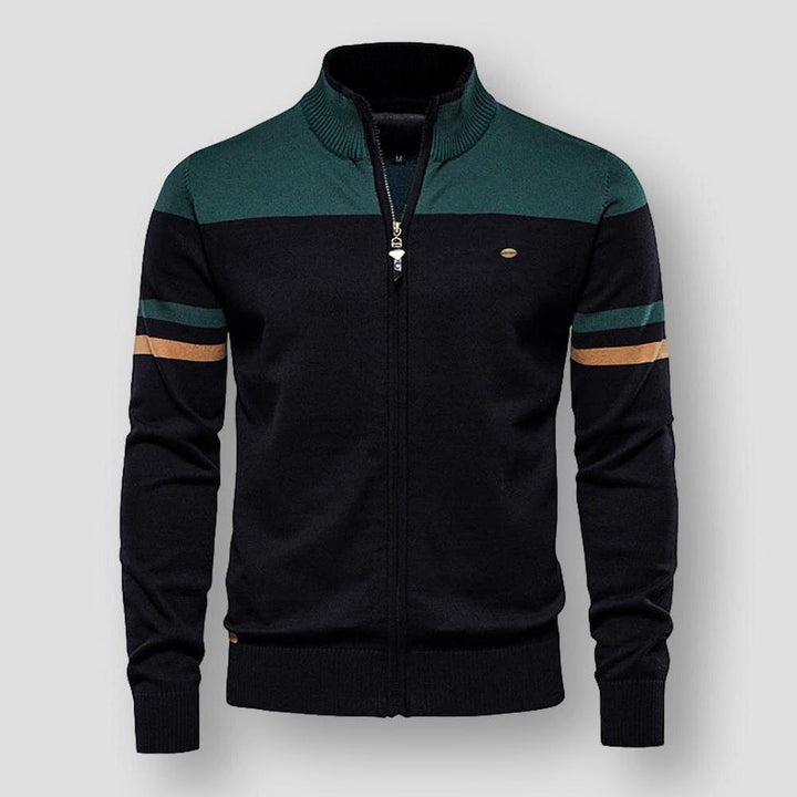 Santo - Men's Cardigan with Zipper