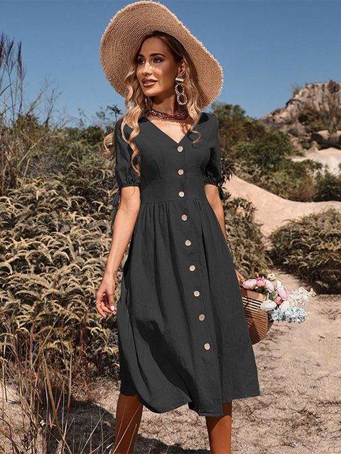 ELIZA - Robe à manches courtes pour femmes
