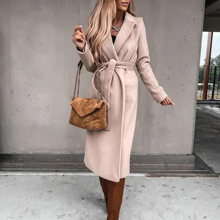 Taura - trenchcoat in misto lana per donna
