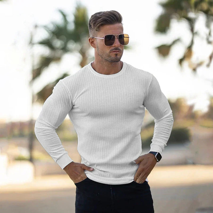 Benjamin - Camicia a maniche lunghe slim fit da uomo