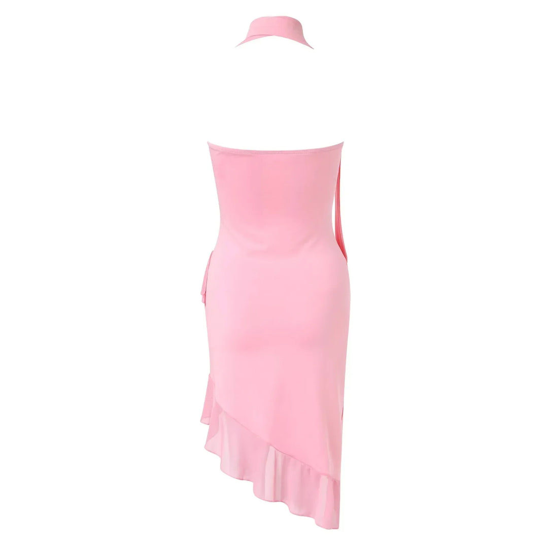 Lena - Robe d'été décontractée à col halter