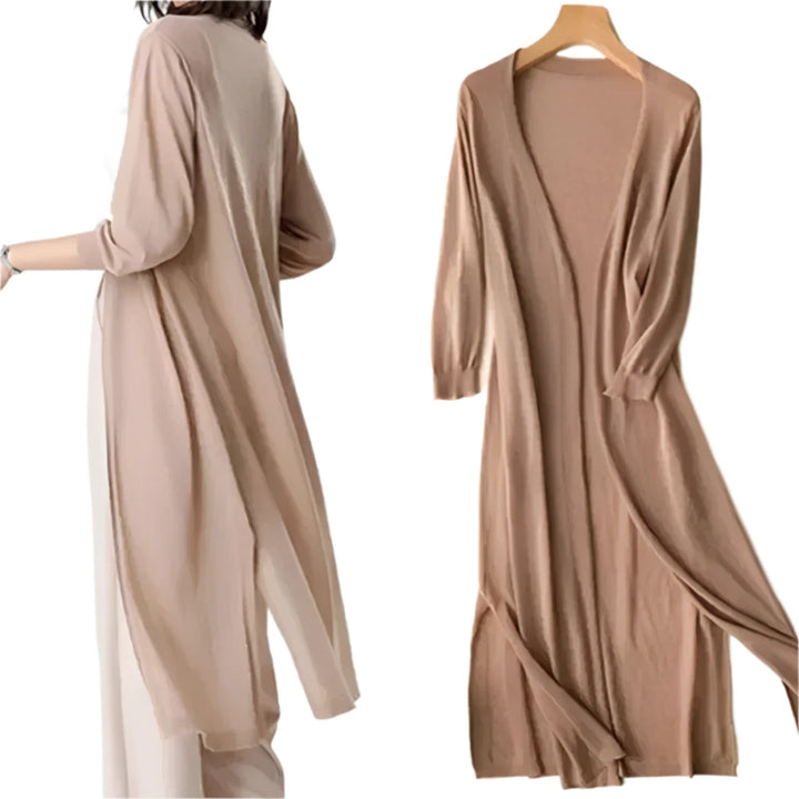 Chic Long Cardigan für Damen | Perfekt für Alltag und besondere Anlässe