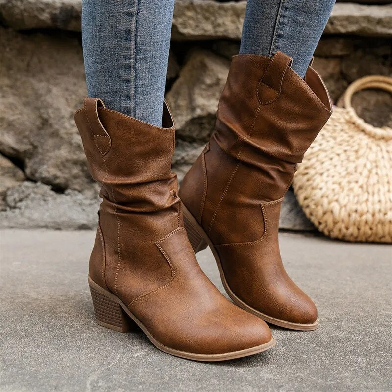 Annalise - Bottes Wester pour femmes - Bohème - Festif
