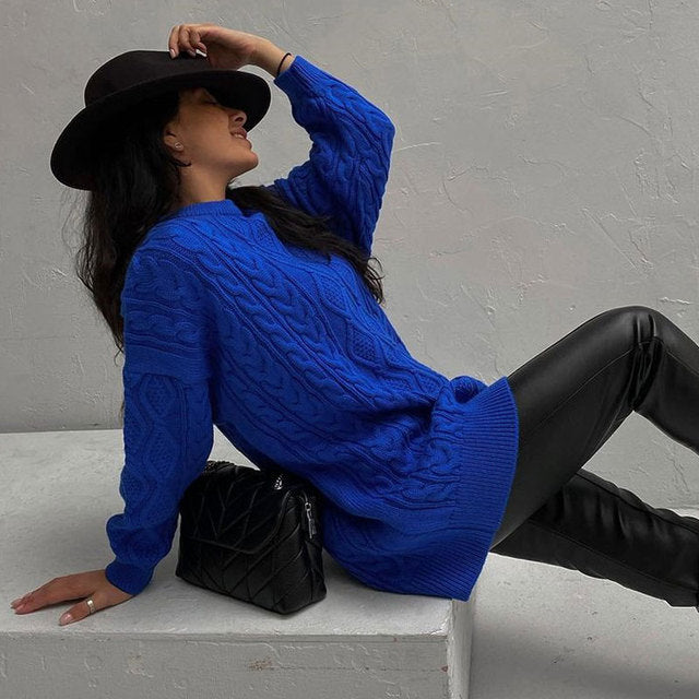 Pull en maille oversize