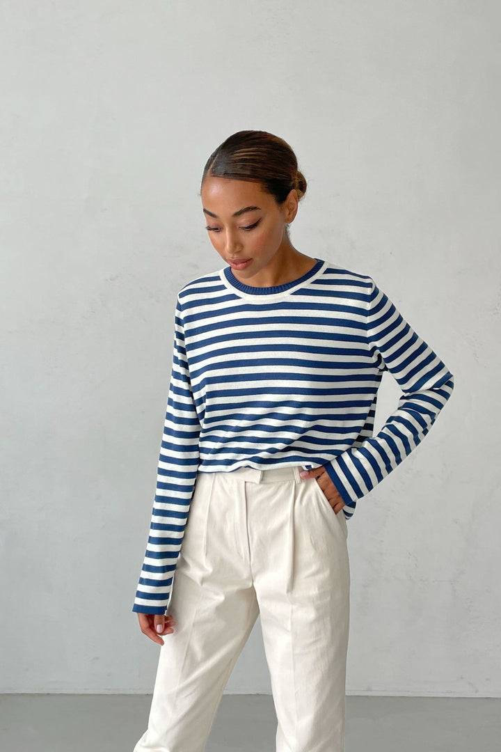 Cherrie | Pull classique à rayures
