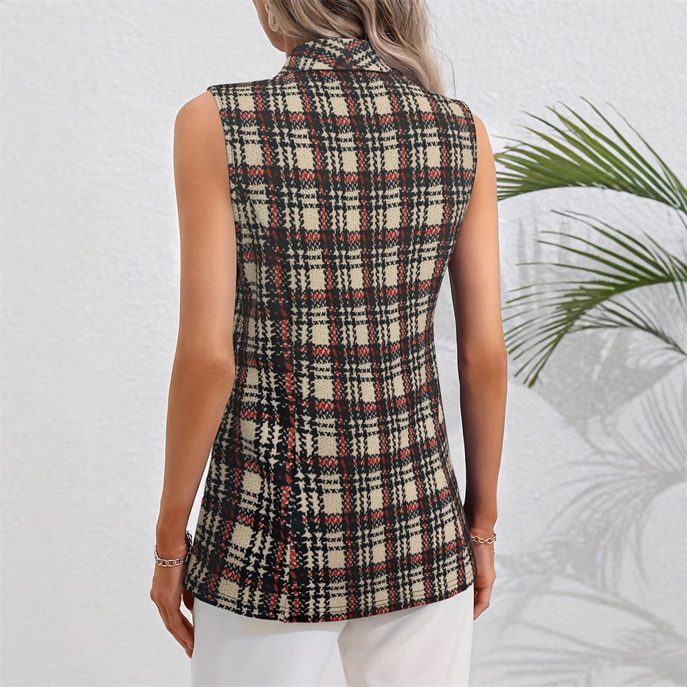 Blazer elegante senza maniche per ogni occasione – stile incontra comfort