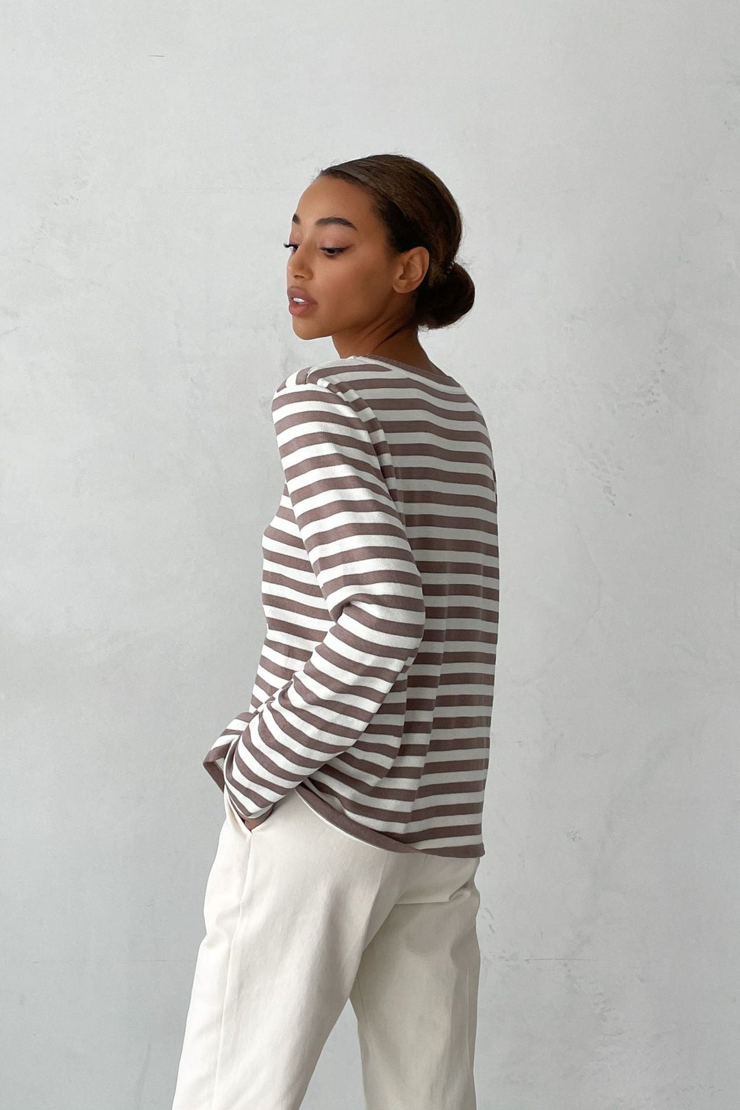 Cherrie | Pull classique à rayures