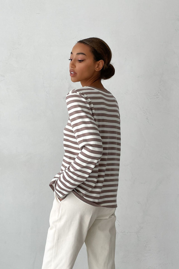 Cherrie | Pull classique à rayures